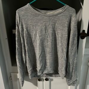 Grey T-shirt, long sleeve